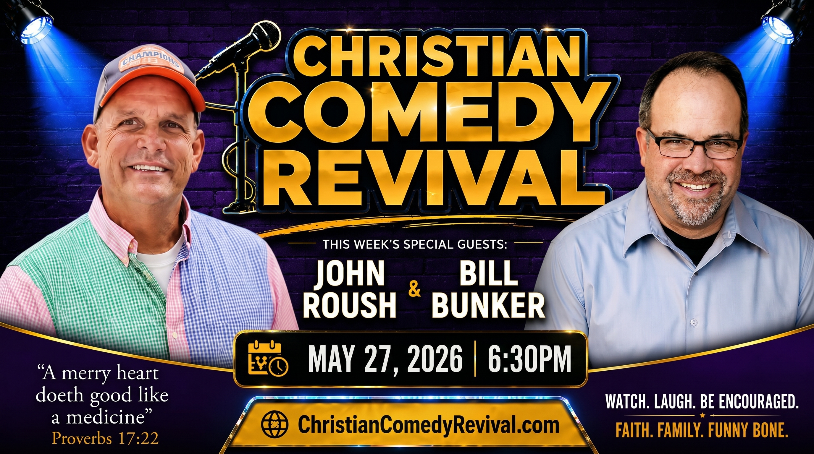 Featuring John Roush & Bill Bunker nameplate